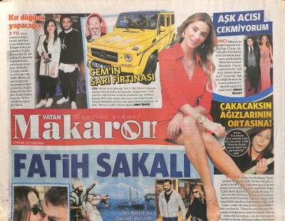 Vatan Gazetesi Makaron Eki 27 Nisan 2017 - Murat Yıldırımdan Kariyer Tüyosu GZ116058 - 1