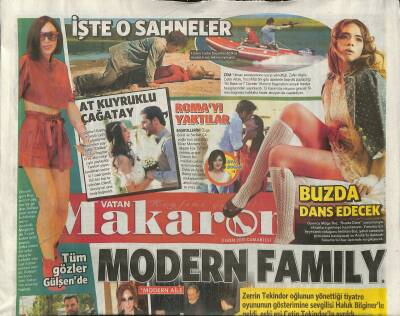 Vatan Gazetesi Makaron Eki 3 Ekim 2015 - Murat Dalkılıçla Nikah Masasına Oturan Oyuncu Merve Boloğur Gergin Tavırlar Sergilemeye Devam Ediyor GZ117166 - 1