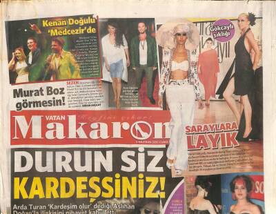 Vatan Gazetesi Makaron Eki 5 Haziran 2015 - Irina Networkün Yüzü Oldu GZ116874 - 1