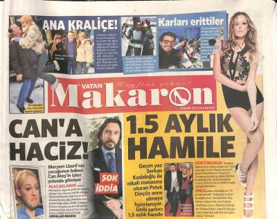 Vatan Gazetesi Makaron Eki 5 Ocak 2015 - Yolcular Bülent Ersoydan Bir Tutanakla Şikayetçi Oldu GZ105288 - 1