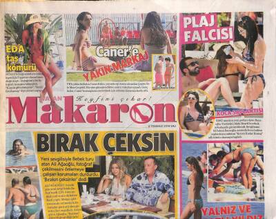 Vatan Gazetesi Makaron Eki 8 Temmuz 2014 - Tarkan Salatalıkları Rendeledi Mi ? GZ105999 - 1