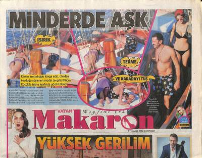 Vatan Gazetesi Makaron Eki 9 Temmuz 2014 - Overlokçu Sibel Can Eskiyi Yad Etti GZ117187 - 1