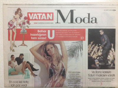 Vatan Gazetesi Moda Eki 25 Mart 2005 - Bohem Şıklık,Biraz Ondan Biraz Bundan GZ24832 - 1