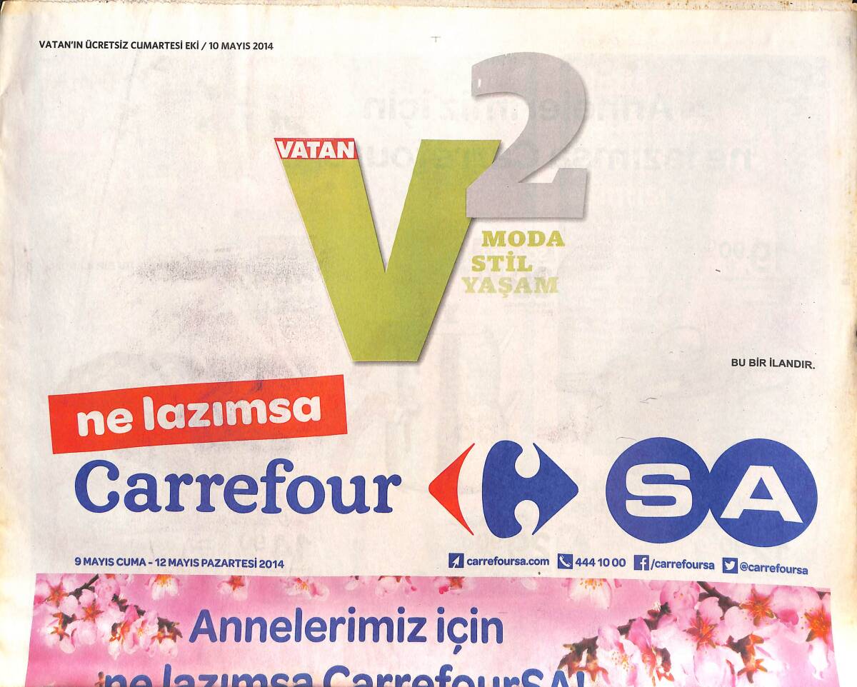 Vatan Gazetesi Moda-Stil-Yaşam Eki 10 Mayıs 2014 - Gözde Kansu ' Hayatı Akışına Bıraktım ' - Modanın Oscarında Vintage Esintisi GZ135268 - 1