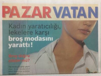 Vatan Gazetesi Pazar Eki 1 Mayıs 2005 - Sertab Erener Amerikalılar Mistisizmi Ticarete Döktü GZ47927 - 1