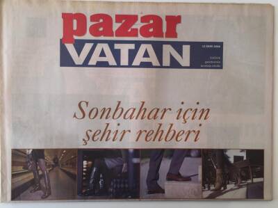 Vatan Gazetesi Pazar Eki 12 Ekim 2008 - Nurseli İdizle Röportaj GZ18146 - 1