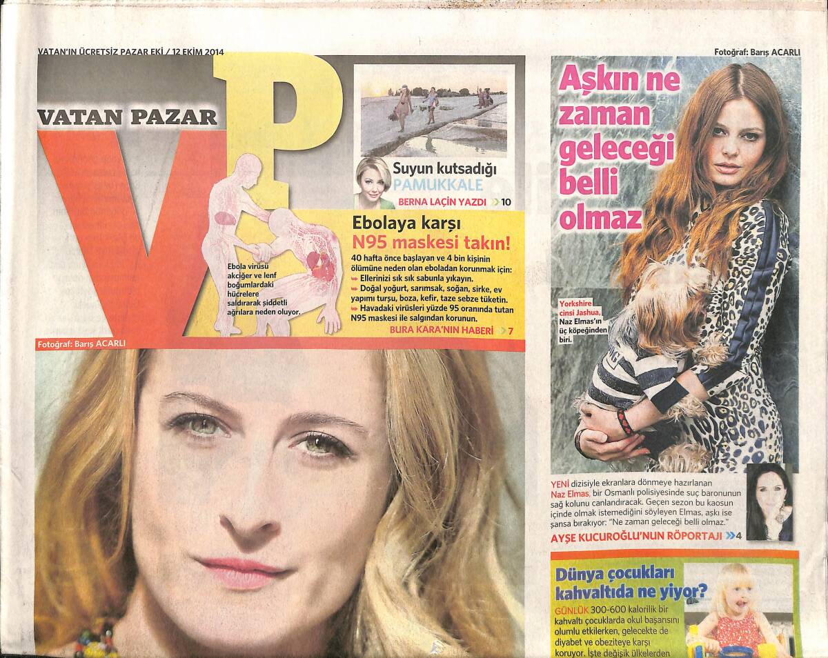 Vatan Gazetesi Pazar Eki 12 Ekim 2014 - Osmanlı Sarayı'nın Kadınları GZ160012 - 1