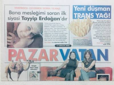 Vatan Gazetesi Pazar Eki 17 Aralık 2006 - Ali Kırca O Olaydan Sonra İrtifa Kaybetti GZ43002 - 1
