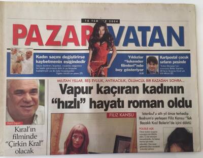 Vatan Gazetesi Pazar Eki 18 Temmuz 2004 - Gerçek Bir İstanbul Masalı Yaşamak İsteyenlere Rehper GZ18761 - 1