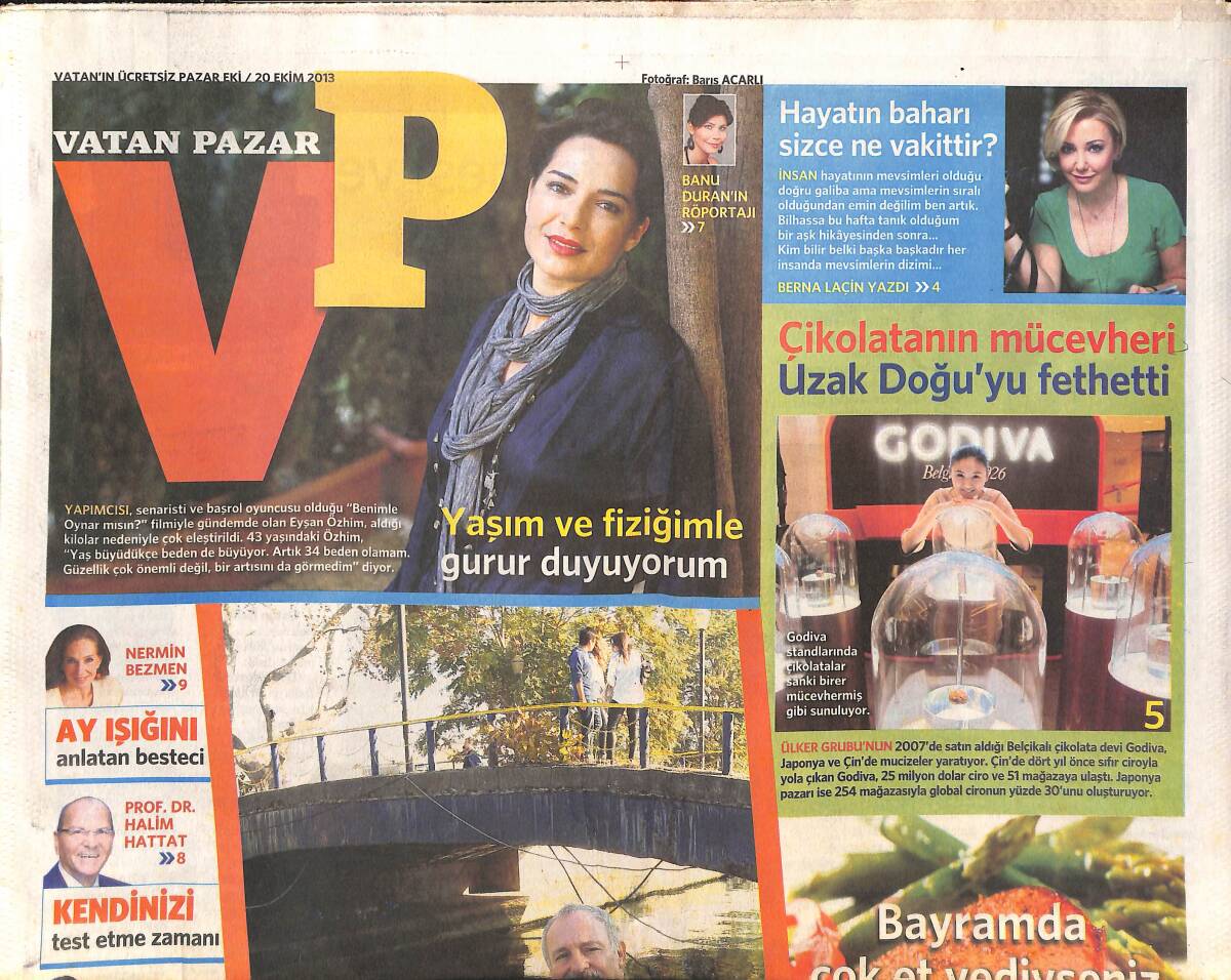 Vatan Gazetesi Pazar Eki 20 Ekim 2013 - Bob Marley Moda Markası Oldu - Lüksün Yeni Adresi Zorlu Center GZ136390 - 1