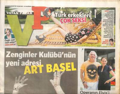 Vatan Gazetesi Pazar Eki 22 Haziran 2014 - Gizem Karaca İstanbul Psikolojimi Bozuyor GZ105869 - 1