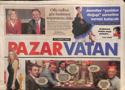 Vatan Gazetesi Pazar Eki 27 Şubat 2005 - Sinan Çetin Devlet , Adalet Ve Zenginliği Hiç Düşünmedi GZ116182 - 1
