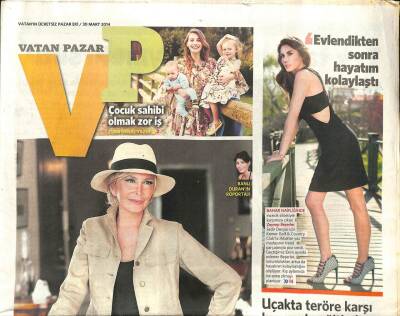 Vatan Gazetesi Pazar Eki 30 Mart 2014 - Zeynep Beşerler Evlendikten Sonra Hayatım Kolaylaştı GZ98784 - 1