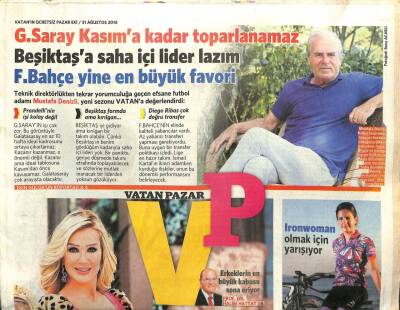 Vatan Gazetesi Pazar Eki 31 Ağustos 2014 - Seda Sayan Rakibim Yok Duayen Benim GZ99983 - 1