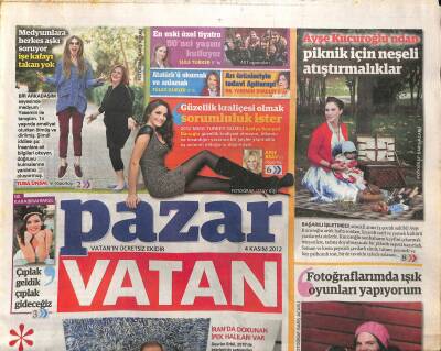 Vatan Gazetesi Pazar Eki 4 Kasım 2012 - Laetitia Casta , Monica Beluccinin Kıvrımlarını Otomobillere Yansıtıyor GZ117058 - 1
