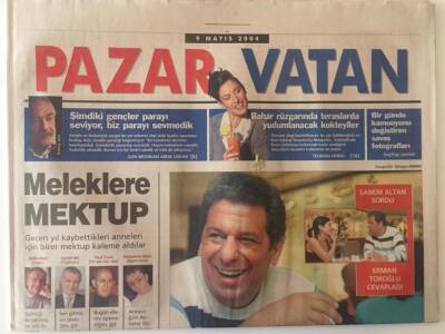 Vatan Gazetesi Pazar Eki 9 Mayıs 2004 - Sanem Altan Sordu Erman Toroğlu Cevapladı GZ22534 - 1