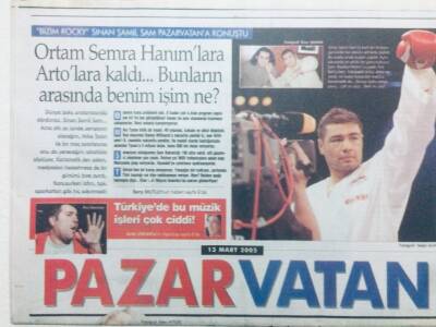 Vatan Gazetesi Pazar Vatan Eki 13 Mart 2005 - Seks Anılarını Yazan Melissa P.ye Özendi GZ41563 - 1