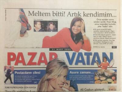 Vatan Gazetesi Pazar Vatan Eki 21 Mart 2001 - Lopez Kalçası Artık İstenmiyor GZ35929 - 1