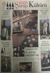 Vatan Gazetesi Şarap Kültürü Eki 30 Mart 2008-Türkiyenin İlk Şarap Akademisi GZ45487 - 2