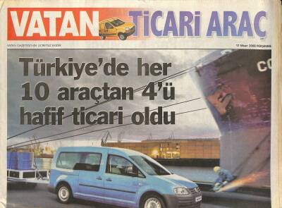 Vatan Gazetesi Ticari Araç Eki 17 Nisan 2008 - Fiat Fiorino Yeni Sınıf Yarattı GZ123359 - 1