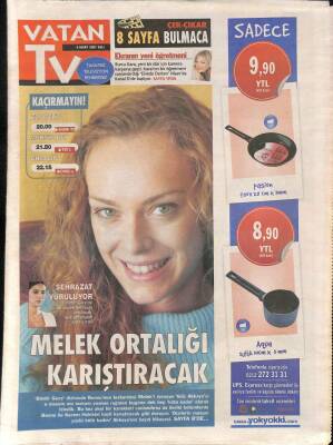 Vatan Gazetesi TV Eki 6 Mart 2007 - Emrah Şimdi de Dergi Çıkarıyor - Sinan Çetin , Romantik Sohbetten Sıkıldı GZ114733 - 1