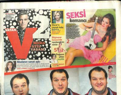 Vatan Gazetesi V2 Eki 22 Şubat 2014 - Şahan Gökbakar Açlık Bana Göre Değil GZ101274 - 1