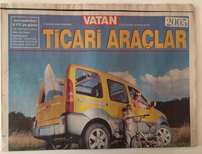 Vatan Gazetesi Vatan Ticari Araçlar Eki 17 Kasım 2005 - Otomotivin Parlayan Yıldızları Şova Çıkıyor GZ26673 - 1