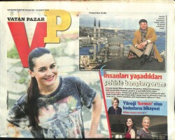 Vatan Gazetesi VP Eki 16 Şubat 2014 - Sedef Avcı Oğlum Doğunca Sedef Abla Oldum GZ101275 - 1