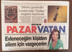 Vatan Pazar Gazetesi 23 Ocak 2005 - 2004ün Tv Yıldızı Ebru Akel Röportaj GZ10096 - 1