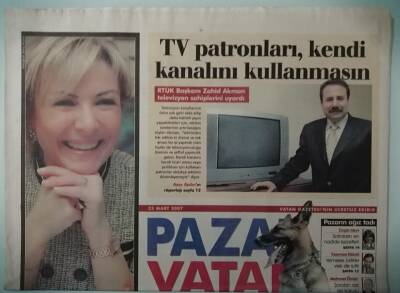 Vatan Pazar Gazetesi 25 Mart 2007 Tatlıses Özür Dilemezse Onu Youtubea Veririm -GZ37077 - 1