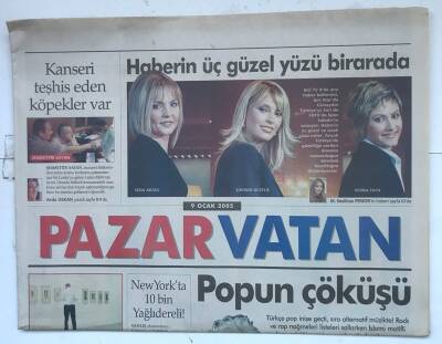 Vatan Pazar Gazetesi 9 Ocak 2005 - New Yorkta 10 Bin Yağlıdereli GZ8164 - 1