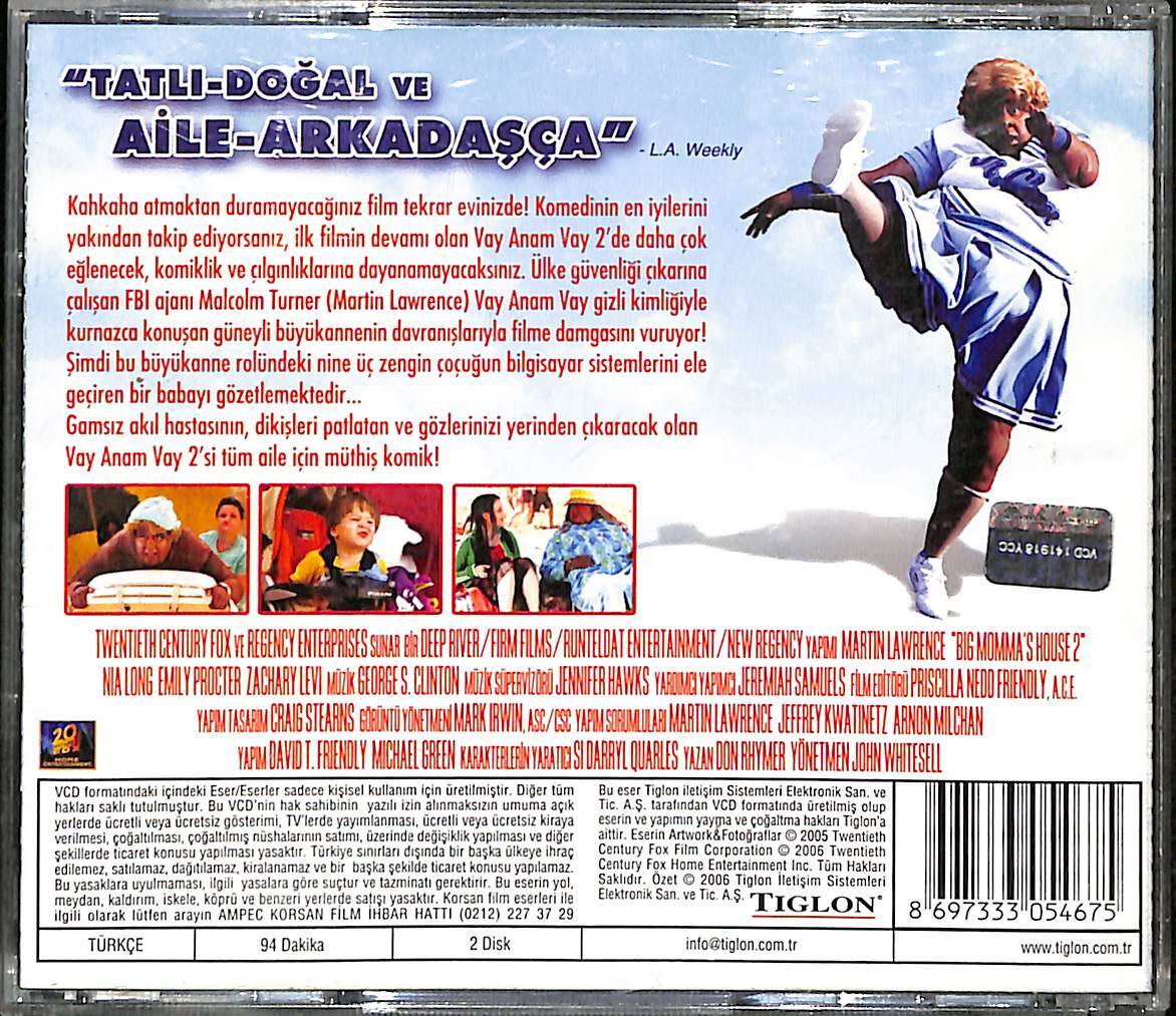 Vay Anam Vay 2 – Big Momma's House 2 (2006) Orijinal VCD Film VCD28329 - 2