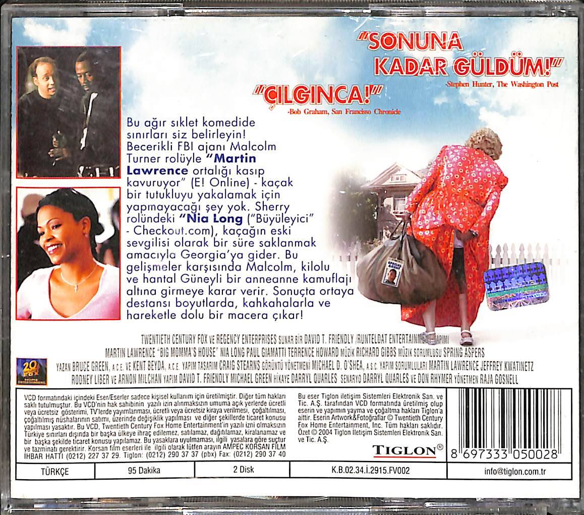 Vay Anam Vay – Big Momma's House (2000) Orijinal VCD Film VCD28772 - 2