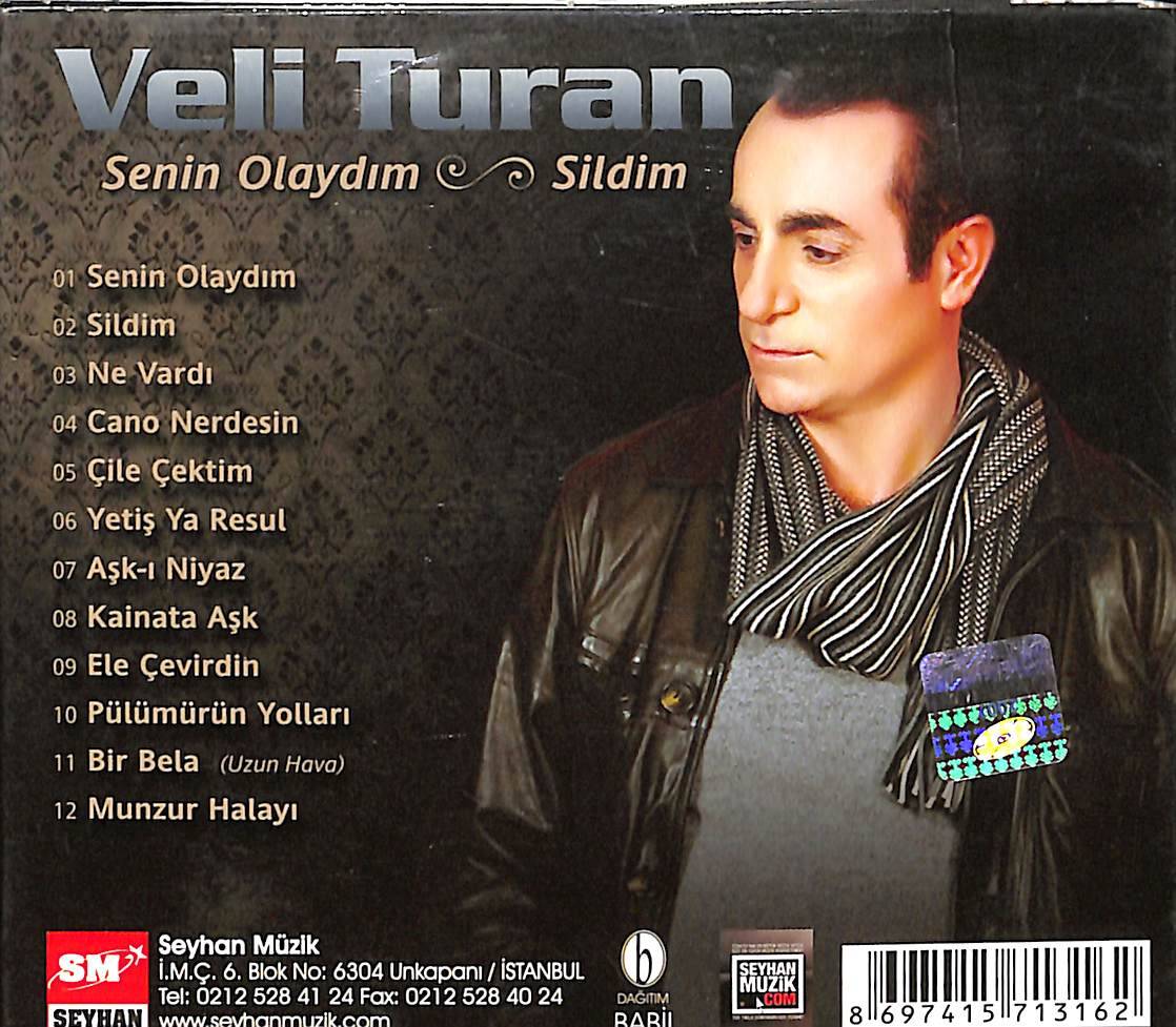 Veli Turan - Senin Olaydım / Sildim CD (İkinci El) CD5712 - 2