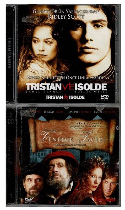 Venedik Taciri Tristan Ve Isolde - 2 Adet VCD Film VCD502 - 1