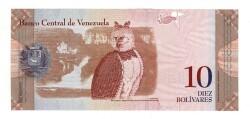 Venezuela 10 Bolivares 2009 ÇİL YKP8152 - 2