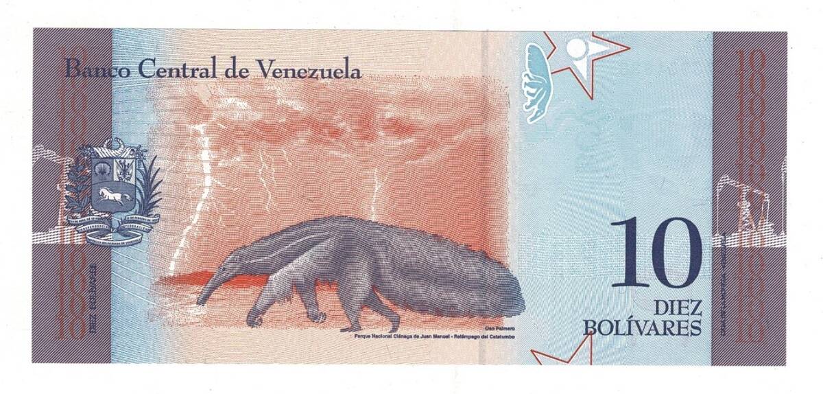 Venezuela 10 Bolivares 2018 ÇİL YKP8151 - 2