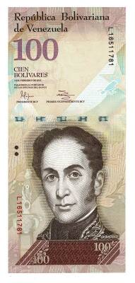 Venezuela 100 Bolivares 2011 ÇA YKP4068 - 1