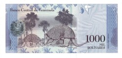 Venezuela 1000 Bolivares 2016 ÇİL YKP8150 - 2