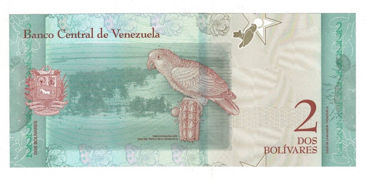 Venezuela 2 Bolivares 2018 ÇİL YKP8160 - 2