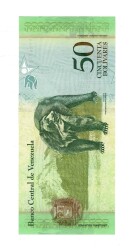 Venezuela 50 Bolivares 2015 - ÇİL YKP8964 - 2