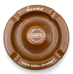 Vezüv Emayetaş Ocak Soba ve Fırınları Metal Eski Küllük AOB1872 (N) - 8