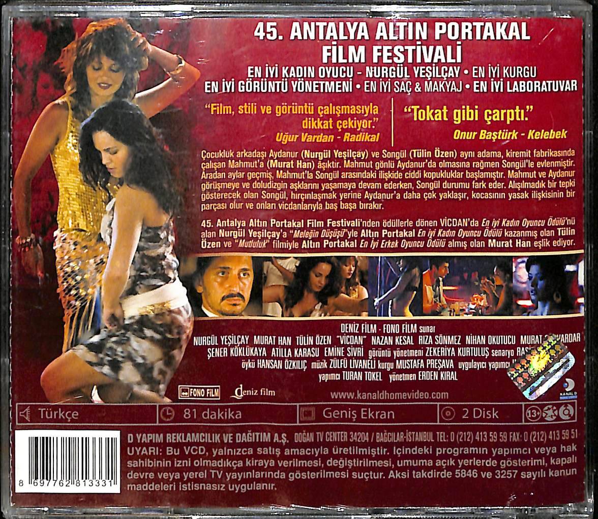 Vicdan (2008) Orijinal VCD Film ' Nurgül Yeşilçay, Murat Han, Tülin Özen ' VCD28441 - 2