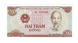 Vietnam 200 Dong 1987 ÇİL *Ho Chi Minh* YKP6423 - Gökçekoleksiyon