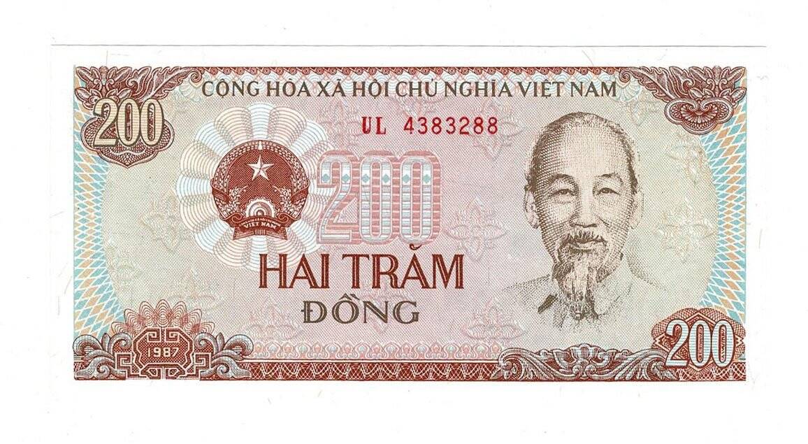 Vietnam 200 Dong 1987 ÇİL *Ho Chi Minh* YKP6423 - 1