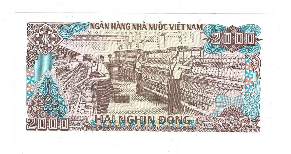 Vietnam 2000 Dong 1988 ÇİL YKP8269 - 2