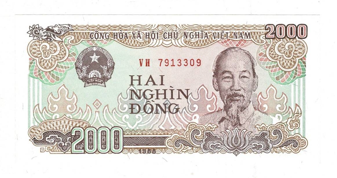 Vietnam 2000 Dong 1988 ÇİL YKP8269 - 3