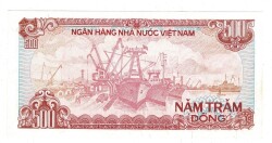Vietnam 500 Dong 1988 ÇİL YKP8176 - 2