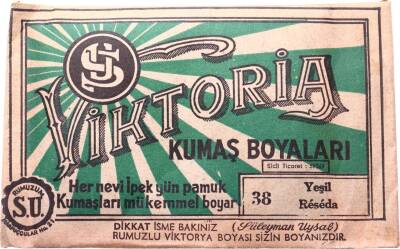 Viktoria Eski Kumaş Boyası (Yeşil) AOB892 (N) - 3