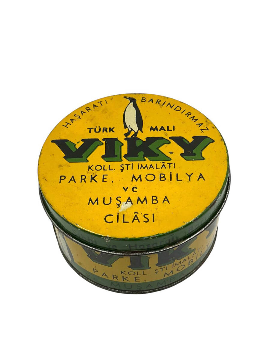 VIKY Parke Mobilya ve Muşamba Cilası Boş Teneke Kutu AOB4233 (N) - 1
